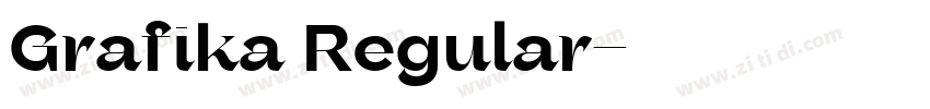 Grafika Regular字体转换